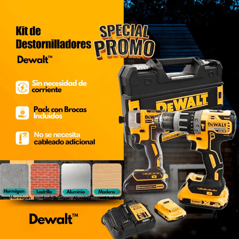 Combo Taladro y destornillador de impacto combinado | Dewalt